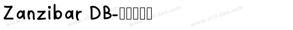 Zanzibar DB字体转换
